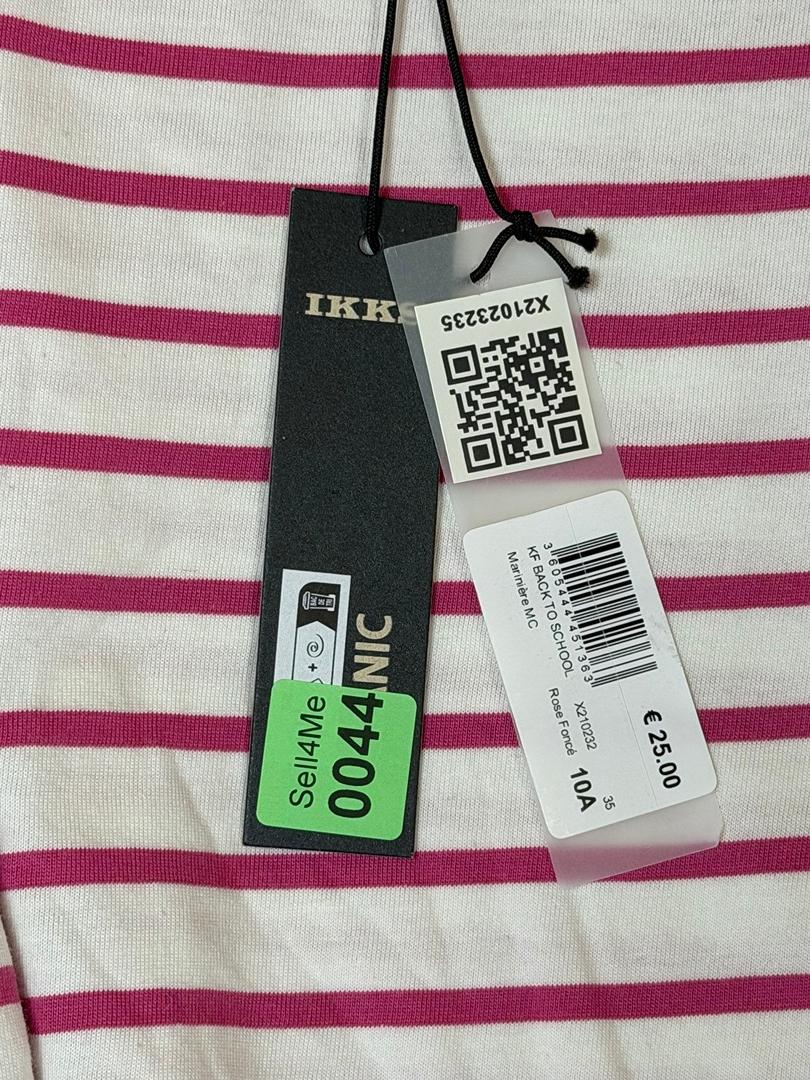 T-shirt marinière Ikks rose - 10 ans