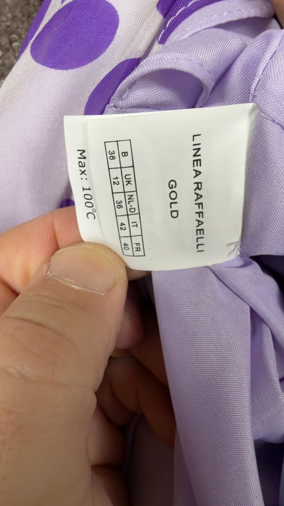 Robe de soirée Linea Raffaelli violet - 38 Réf: 0377