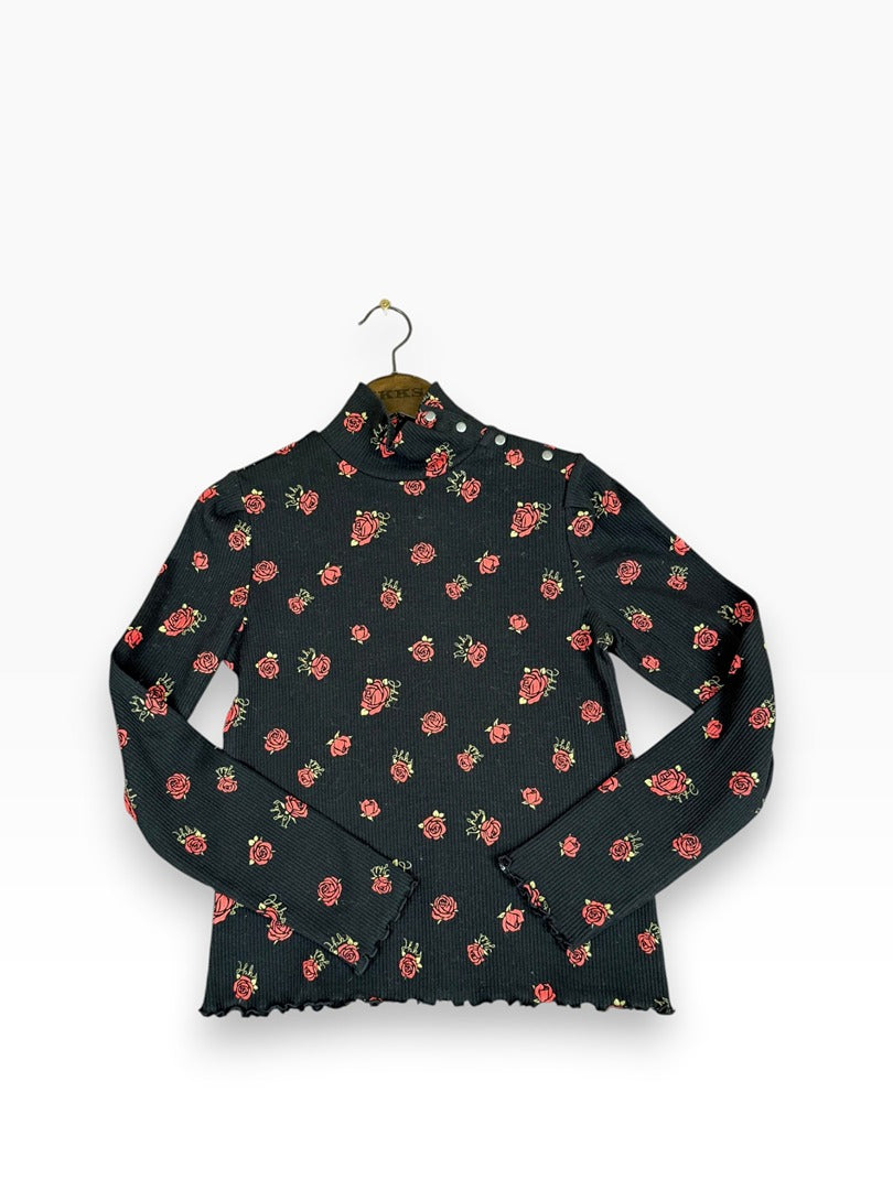 T-shirt manches longues Ikks Noir - 12 ans