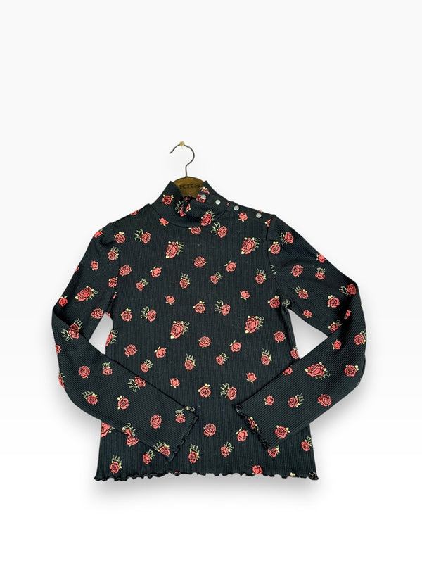 T-shirt manches longues Ikks Noir - 12 ans