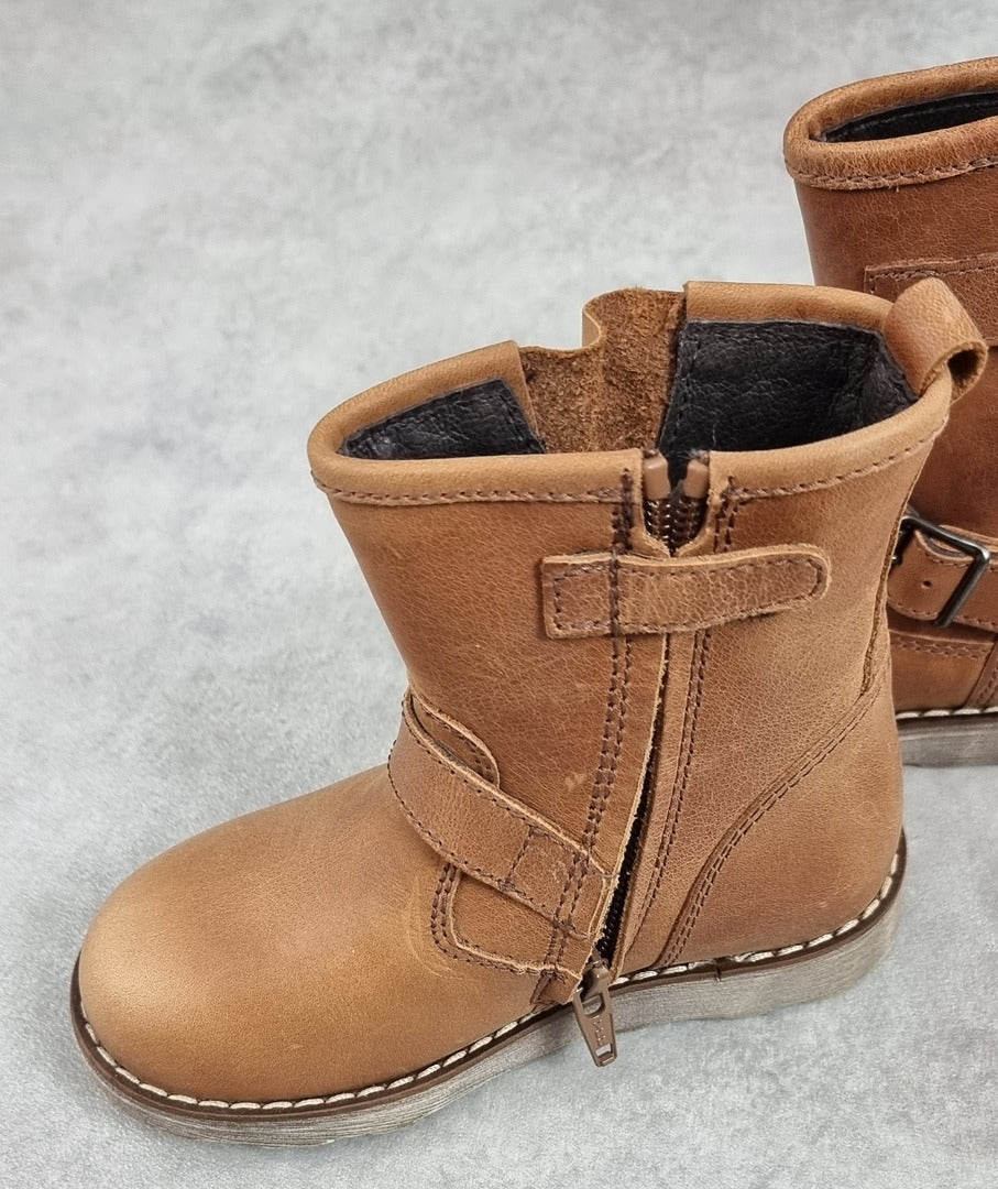 Bottine Clic! cuir Marron - Pointure 25 C024