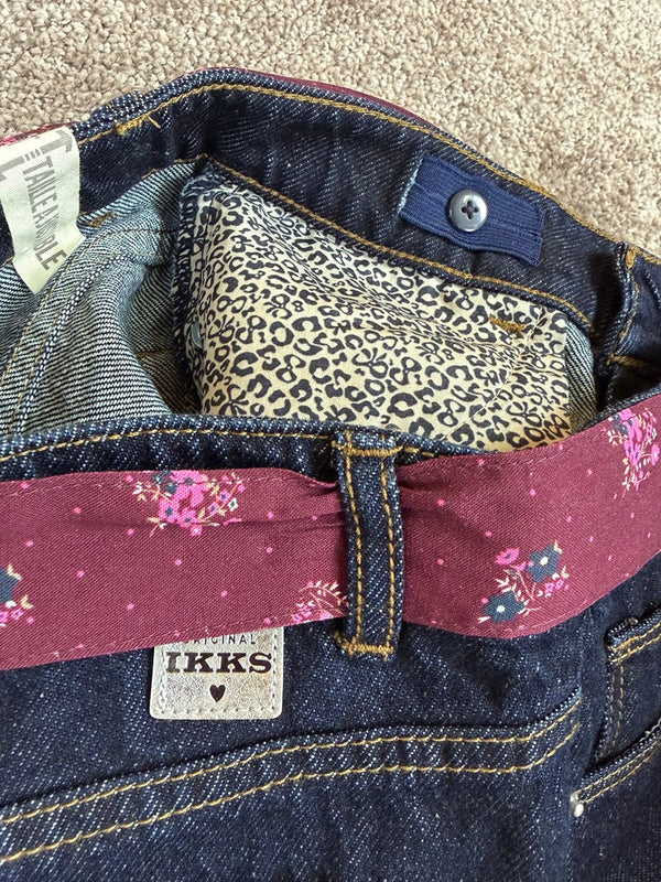 Jeans large Ikks bleu marine - 10a Réf: 175
