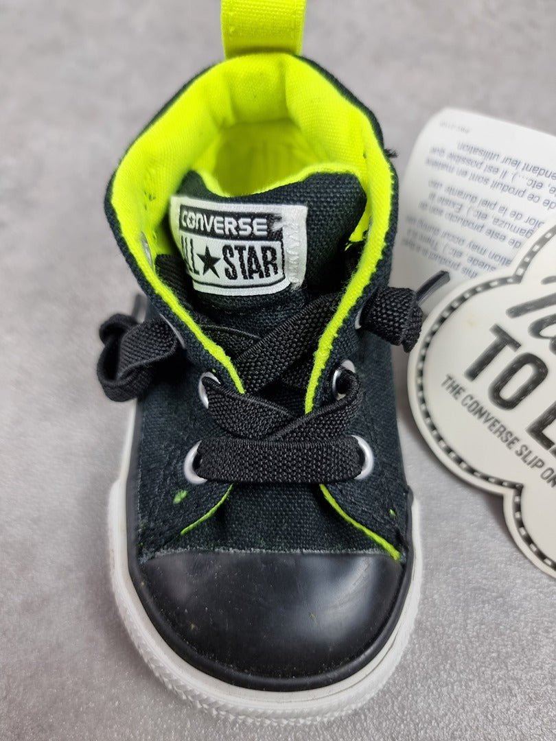 Baskets Converse noires - Pointure 19 C027 - Sell4Me
