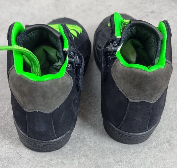 Baskets garçon Hip noires à lacets verts - Pointure 25 C023 - Sell4Me