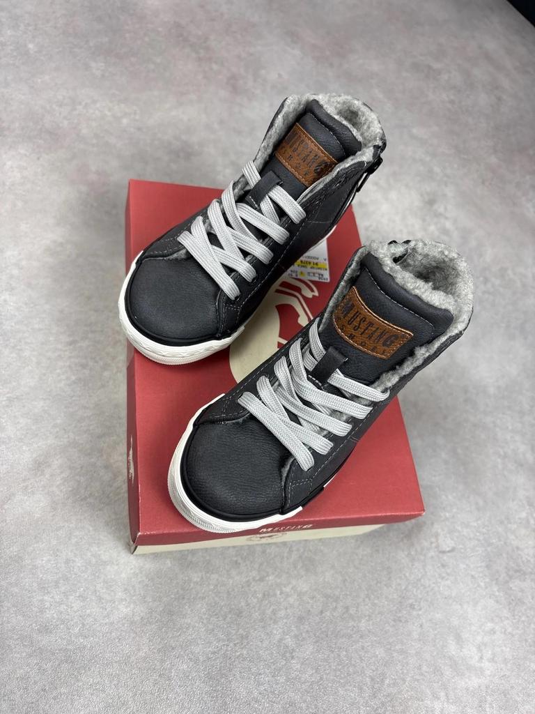 Baskets montantes Mustang 914376 Taille 31 grises Réf: C248 - Sell4Me