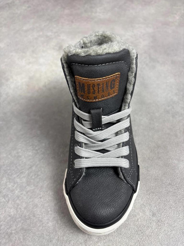 Baskets montantes Mustang 914376 Taille 31 grises Réf: C248 - Sell4Me