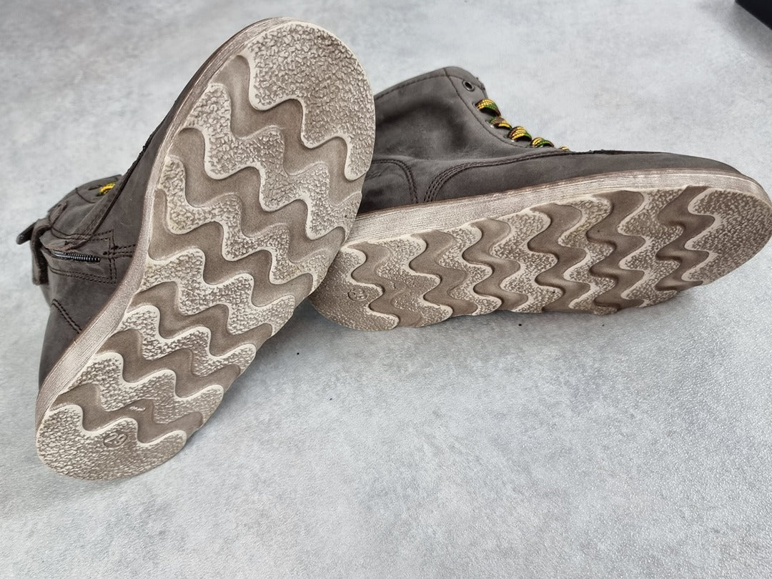 Bottines garçon en cuir clic! marron - Taille 29 C240