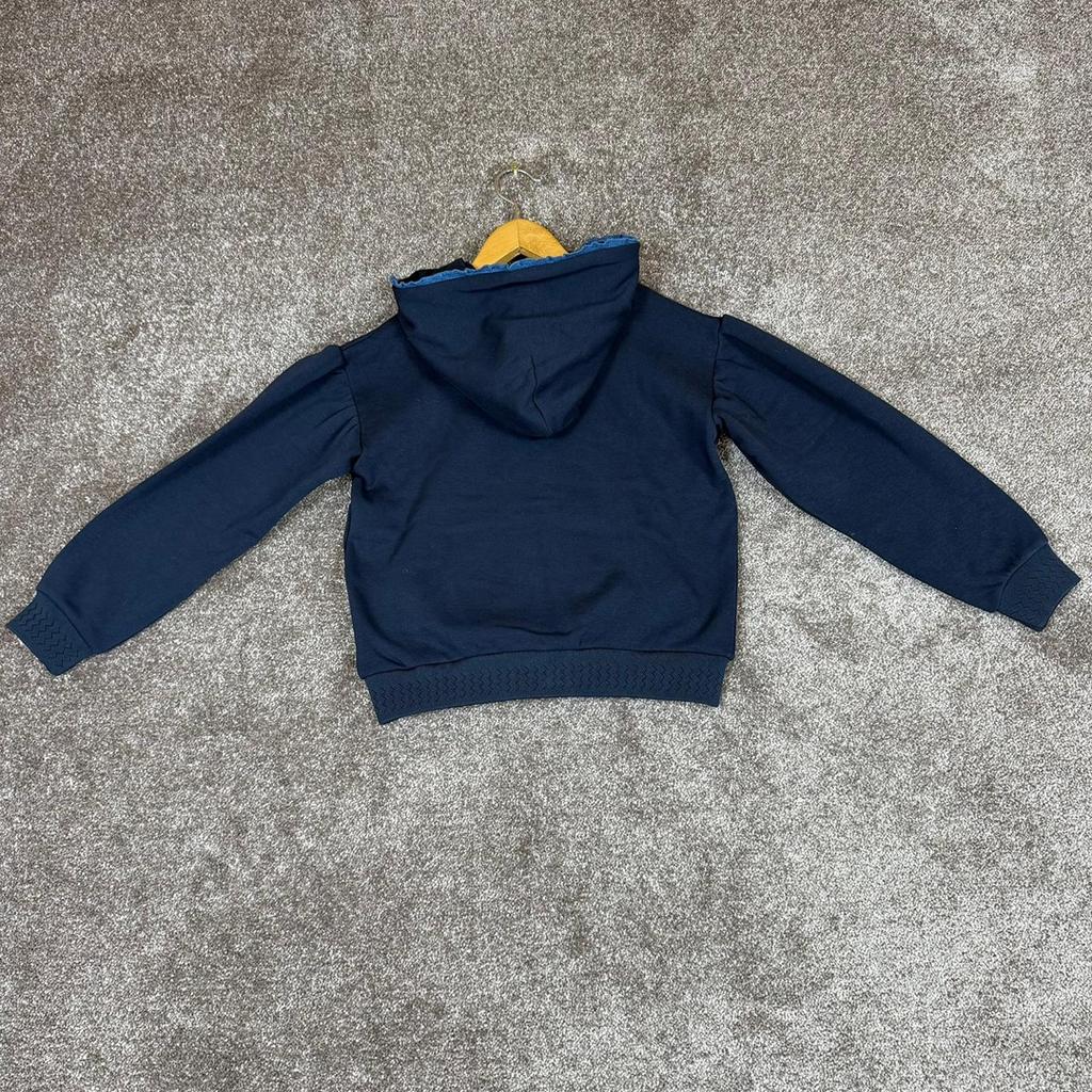 Cardigan à capuche zippé Ikks marine fille - 10 ans Réfd:025