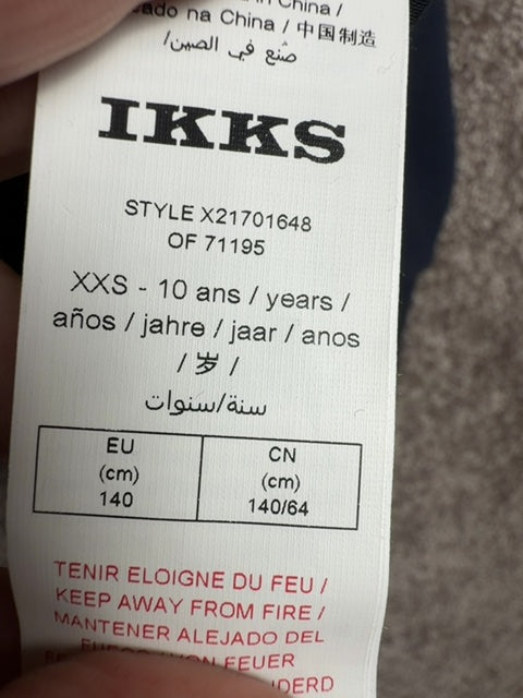 Gilet enfant Ikks bleu marine - Xxs Réf: 675
