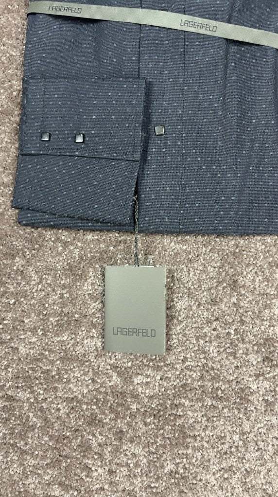 Chemise Karl Lagerfeld Gris - Taille 40 - 102 Réf: 0376