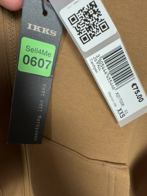 Sweat zippé Ikks marron - Xxs Réf: 607