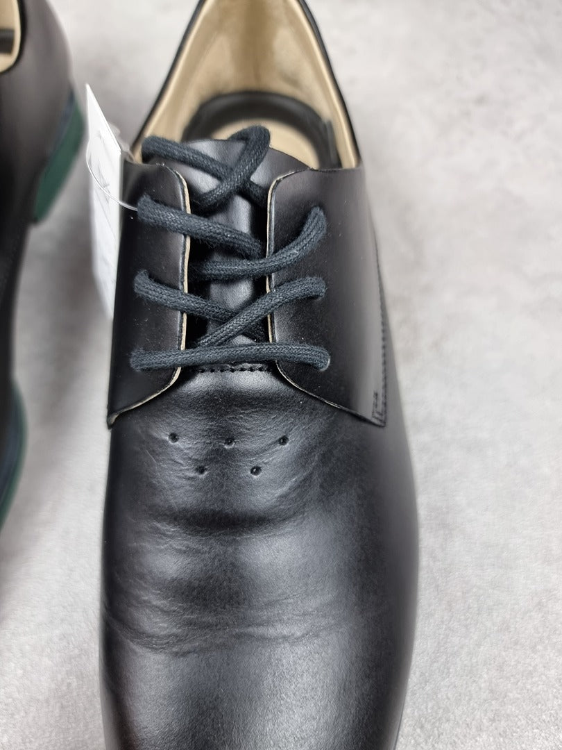 Chaussures Lacoste en cuir noir et vert - 38