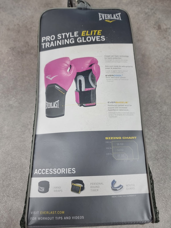 Gants de boxe Everlast Pro Style Elite Rose 10 oz