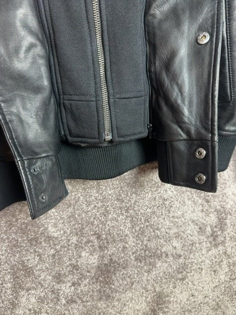 Bomber Premium kks noir cuir - Taille: Xl Réf: 685 - Sell4Me