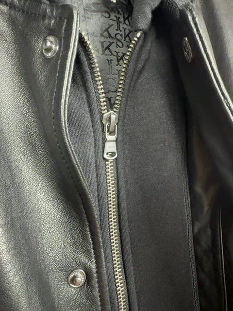 Bomber Premium kks noir cuir - Taille: Xl Réf: 685 - Sell4Me