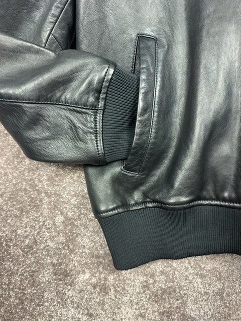 Bomber Premium kks noir cuir - Taille: Xl Réf: 685 - Sell4Me