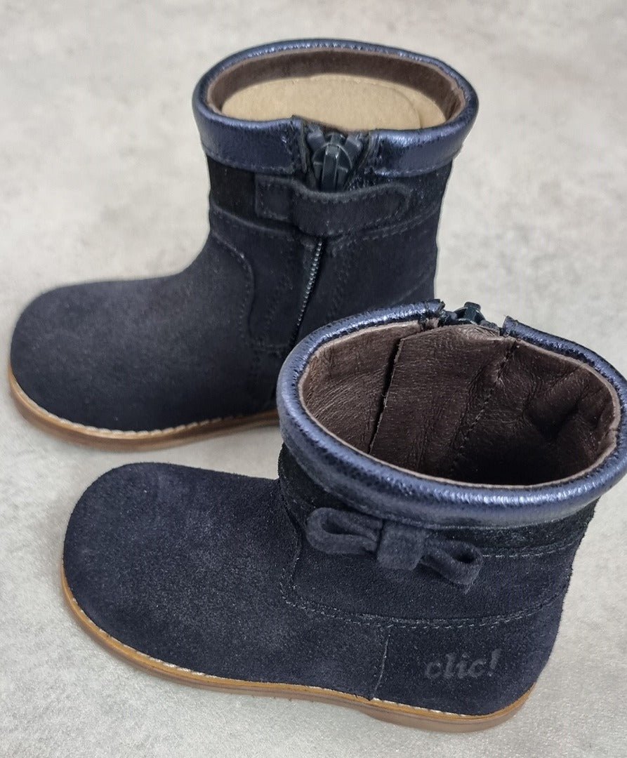 Bottines fille Clic! daim bleu - Pointure 21 C029 Image secondaire du produit