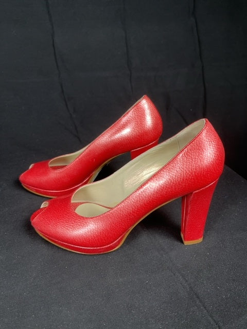 Escarpins Linea Raffaelli Rouge - 38.5 Réf: C142
