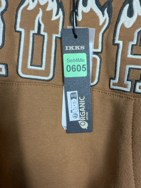 Sweat a capuche Ikks chocolat - 4 ans Réf: 605