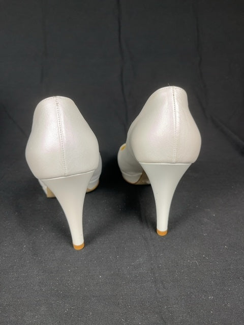 Escarpins Linea Raffaelli Blanc - 38 Réf: C063