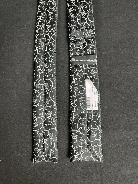 Cravate Unconventional Noir - Taille unique Réf: 0381