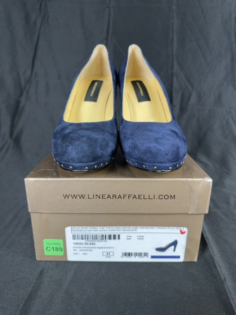 Escarpins Linea Raffaelli Bleu - 41 Réf: C189