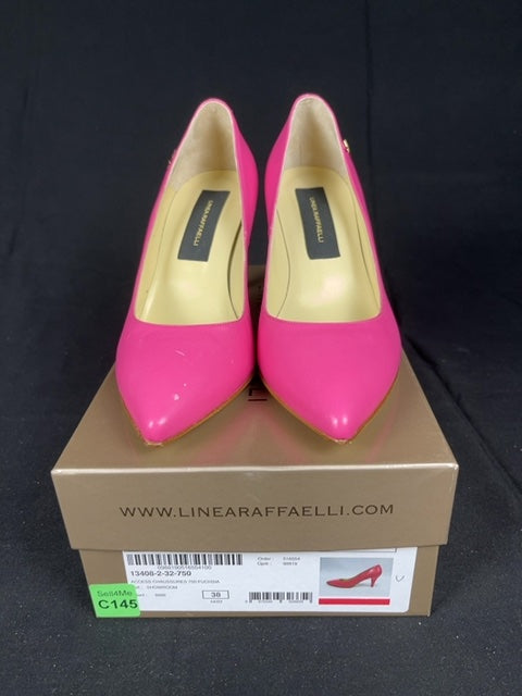 Escarpins Linea Raffaelli fuchsia - 38 Réf: C145