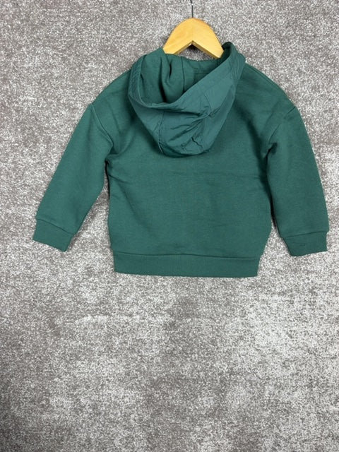 Gilet zippé à capuche Ikks vert - 4a / 104cm Réf: 603 Image secondaire du produit
