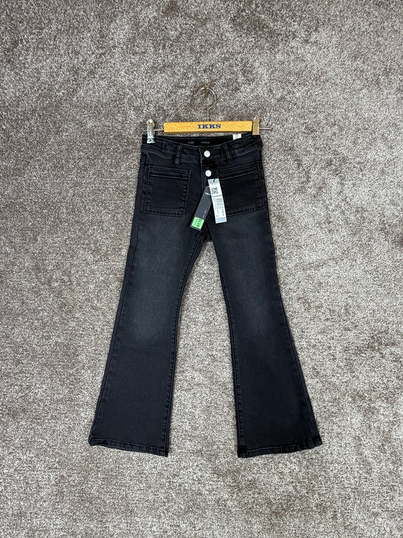 Jean flare fille Ikks noir - 8 ans Réf: 170