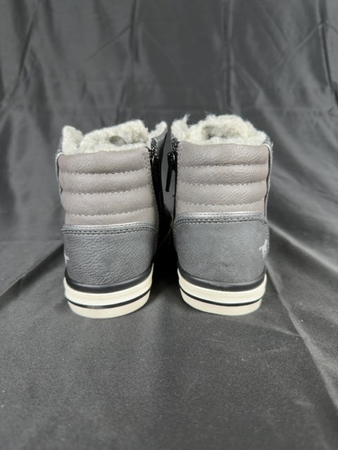 Baskets Mustang gris - 31 Réf: C207