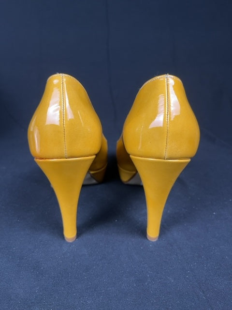 Escarpins Linea Raffaelli Jaune - 39.5 Réf: C061