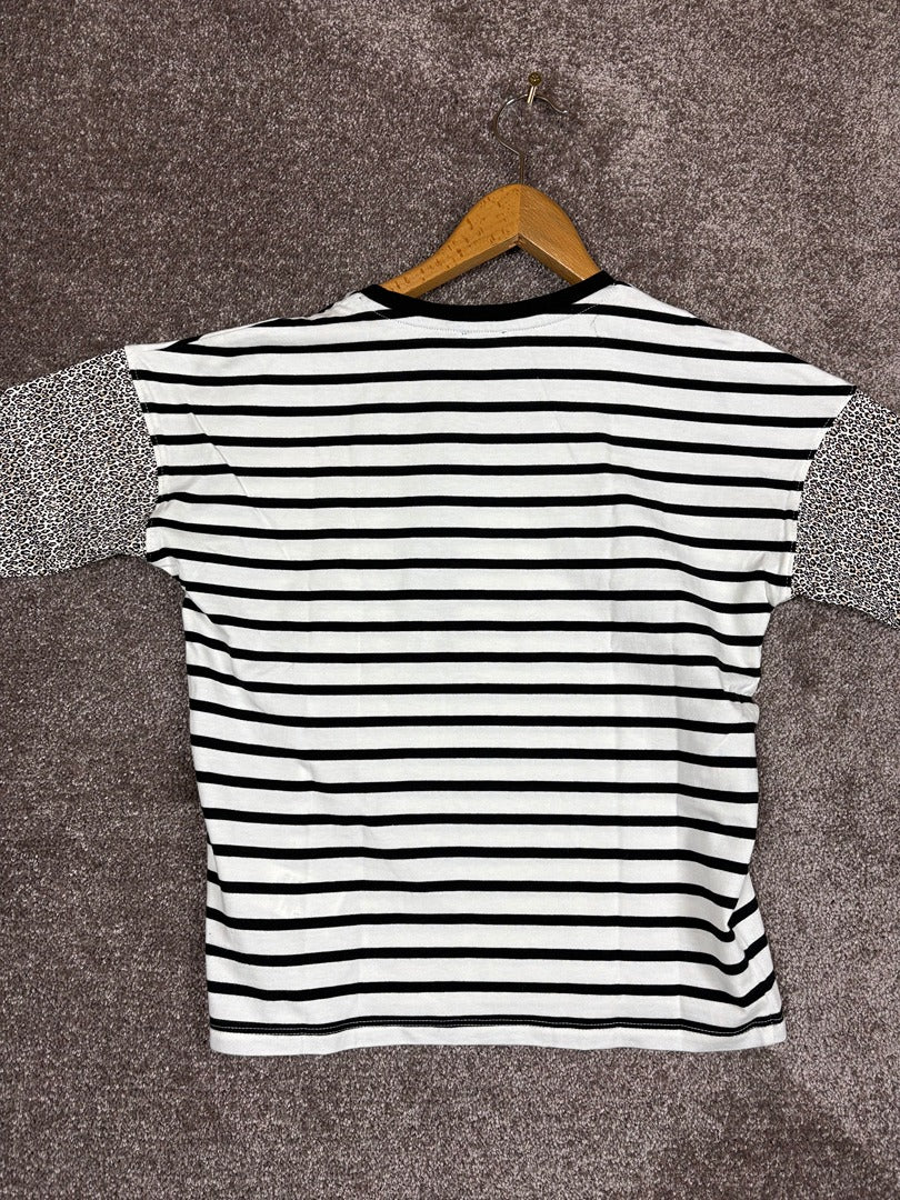 T-shirt manches longues Ikks Noir et Blanc - 12 ans