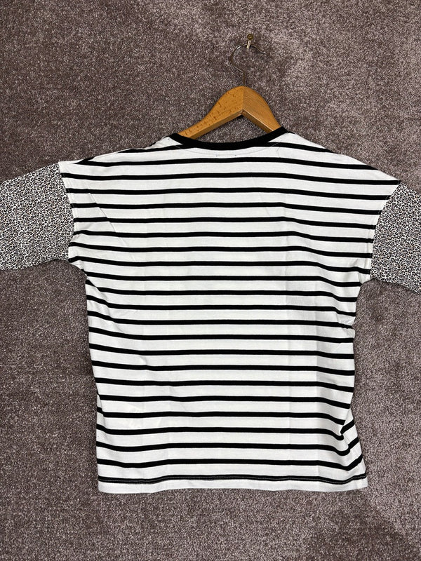 T-shirt manches longues Ikks Noir et Blanc - 12 ans
