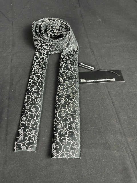 Cravate Unconventional Noir - Taille unique Réf: 0381