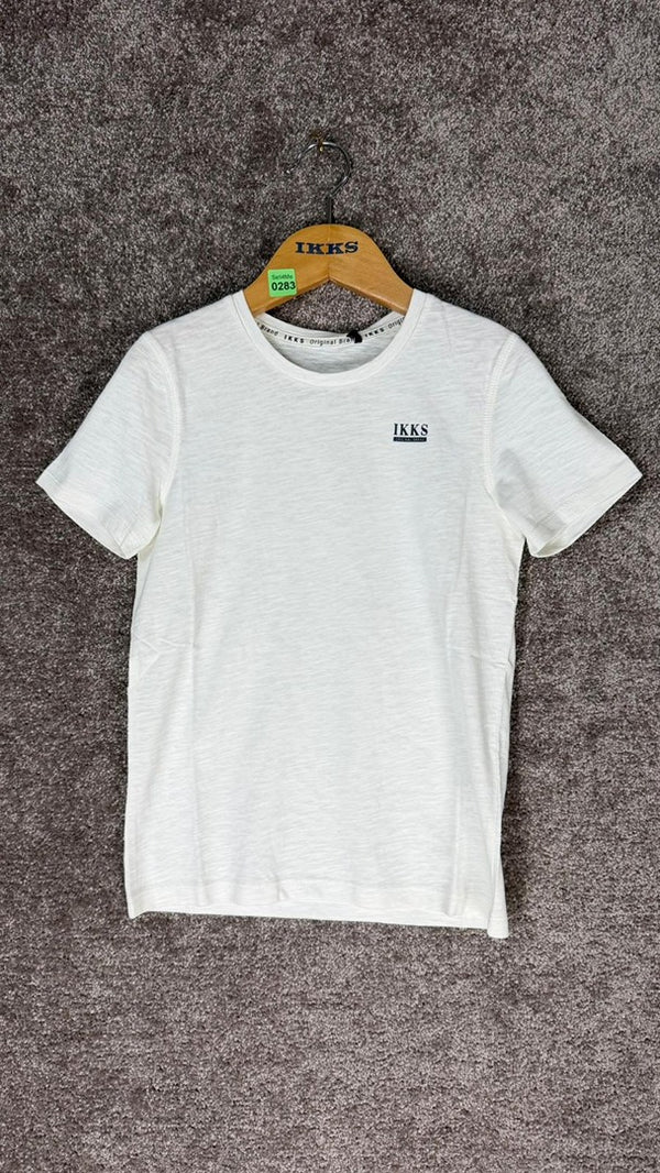 T-shirt garçon cotton Ikks Blanc - 8 Ans Ref: 0283