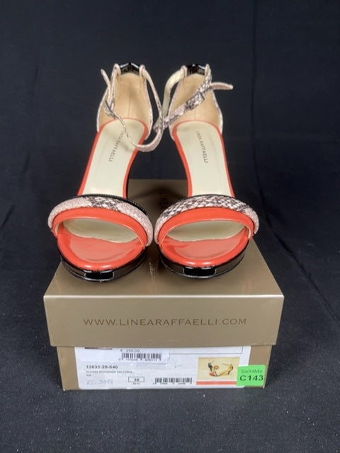 Sandales Linea Raffaelli corail - 38 Réf: C143