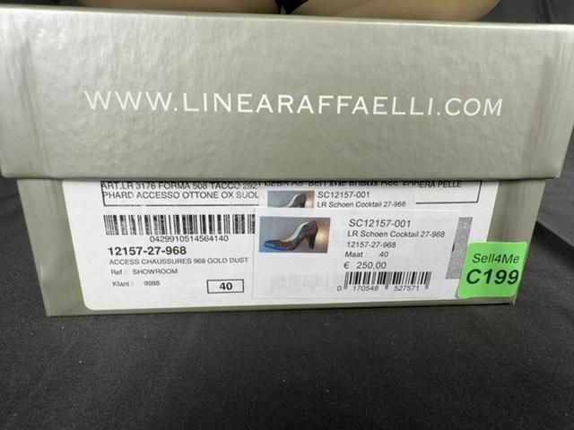 Escarpins Linea Raffaelli Gold - 40 Réf: C199