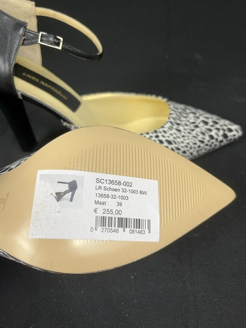chaussures à talons Linea Raffaelli noir taille 39 Réf: C057
