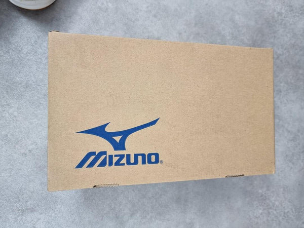 Chaussures de sport en salle Mizuno blanches et bleues - Taille 38 Réf: C242