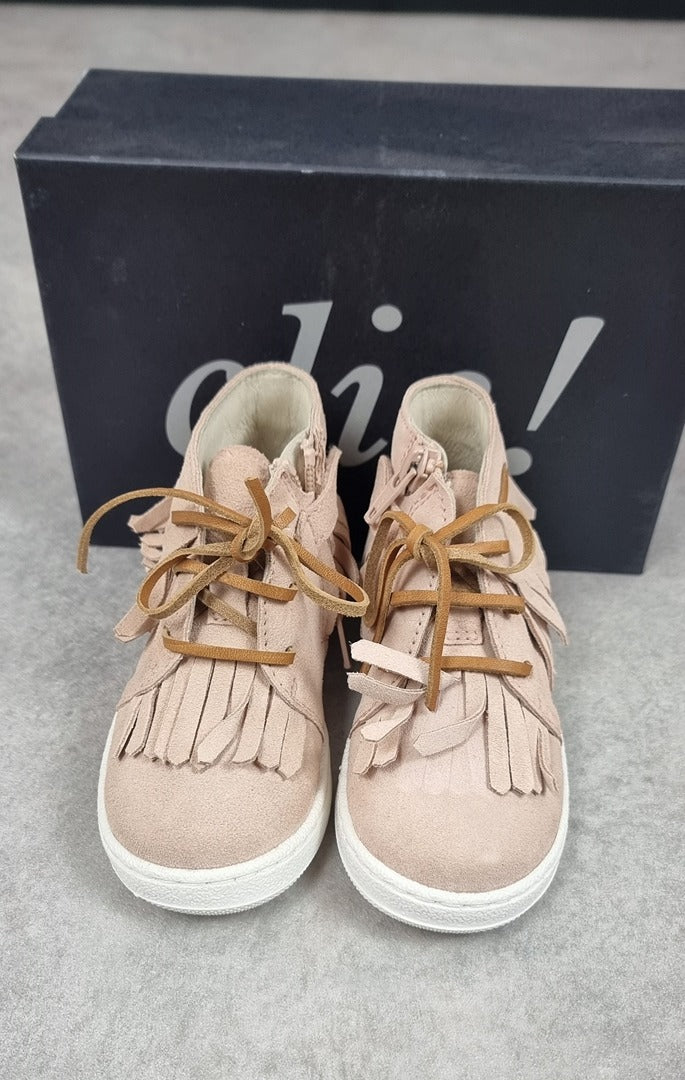 Chaussures Fille Clic! Rose En Cuir - Pointure 24 C014