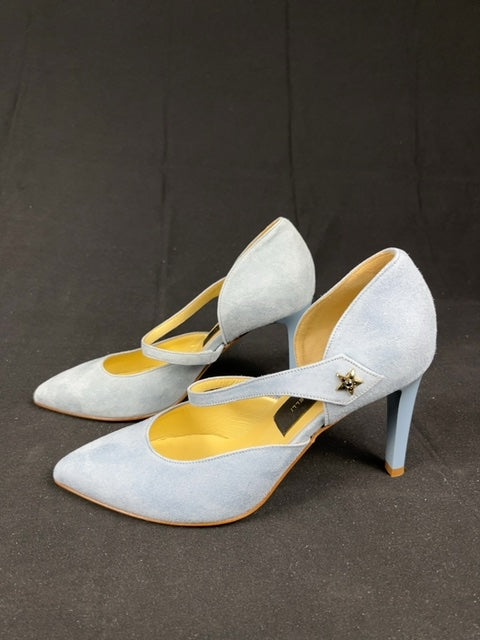 Escarpins Linea Raffaelli Bleu Clair - 38.5 Réf: C161