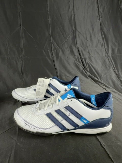 Chaussures de football Adidas Blanc/bleu - 42.5 Réf: C222 - Sell4Me