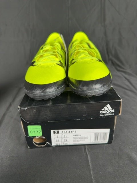 Chaussures de football adidas X 15.3 Tf J jaune/noir - 35 Réf: B32974 - Sell4Me
