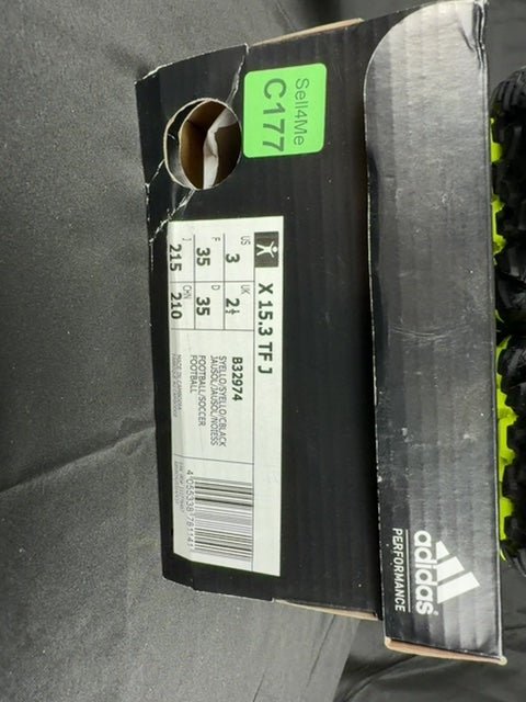 Chaussures de football adidas X 15.3 Tf J jaune/noir - 35 Réf: B32974 - Sell4Me