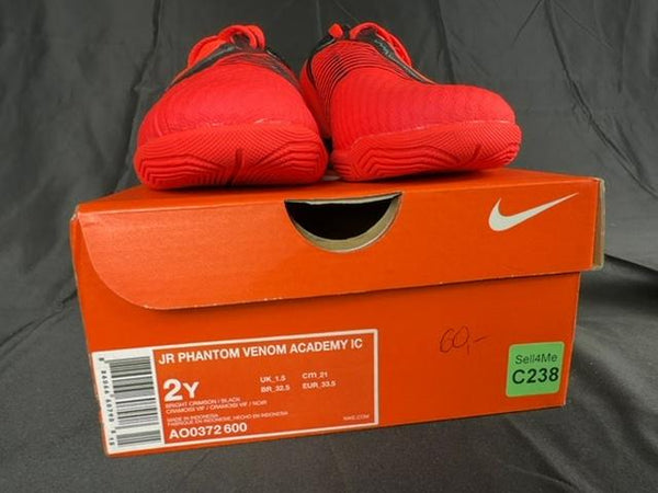 Chaussures de football Nike Phantom Venom Academy rouge - 33.5 Réf: C0238 - Sell4Me
