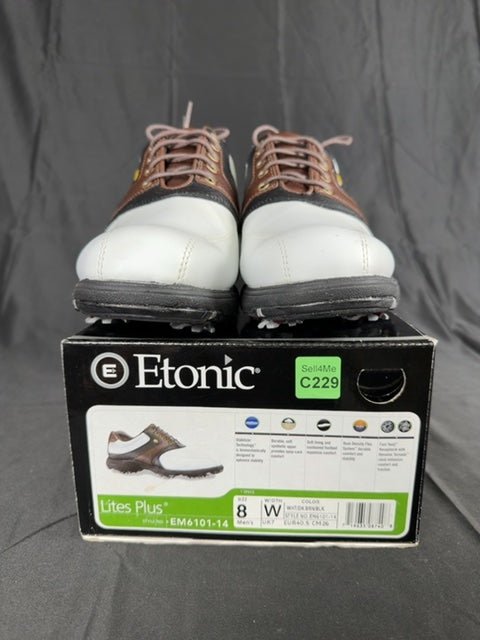 Chaussures de golf Etonic blanc - 8 W Réf: Em6101-14 - Sell4Me