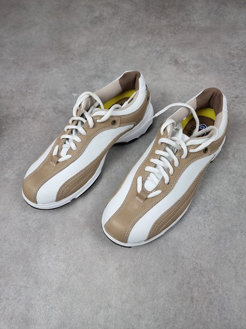 Chaussures de golf Etonic blanc marron - Pointure 37.5 C038 - Sell4Me