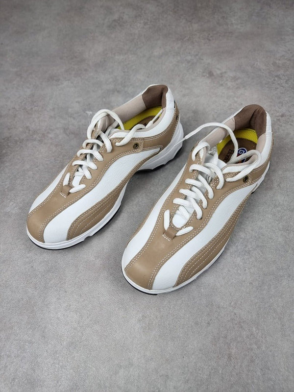 Chaussures de golf Etonic blanc marron - Pointure 37.5 C038 - Sell4Me