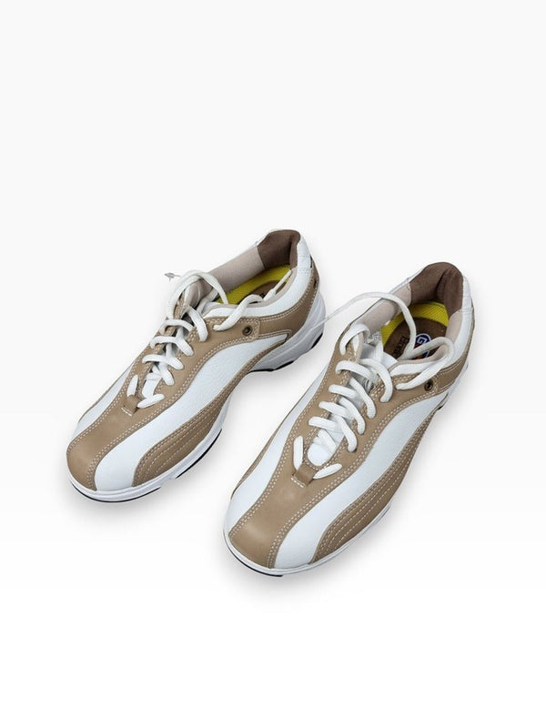 Chaussures de golf Etonic blanc marron - Pointure 37.5 C038 - Sell4Me