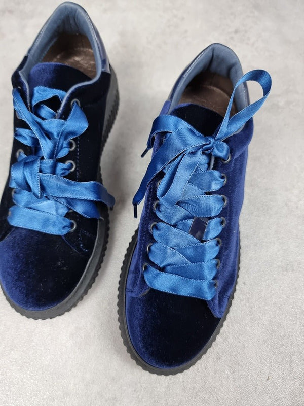 Chaussures de sport femme Hip Shoe Style velours bleu foncé - Taille 36 Réf: C0250 - Sell4Me